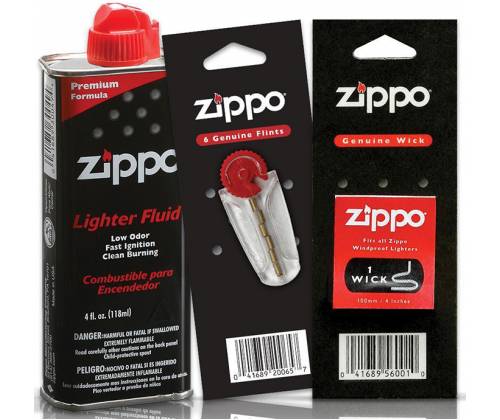 Zippo Original Set - Πέτρες Φυτίλι Ζιπέλαιο - Τιμή: 5,50€