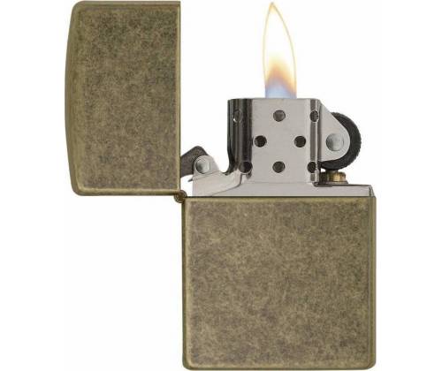 ZIPPO Αναπτήρας - 201FB Antique Brass Plate -  Price: 31,90€
