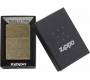 ZIPPO Αναπτήρας - 201FB Antique Brass Plate -  Price: 31,90€