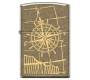 ZIPPO Αναπτήρας - 201FB Antique Brass Compass -  Price: 34,90€