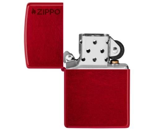 ZIPPO Αναπτήρας - 21063ZL Candy Apple Red  Με Λογότυπο Zippo - Τιμή: 29,50€