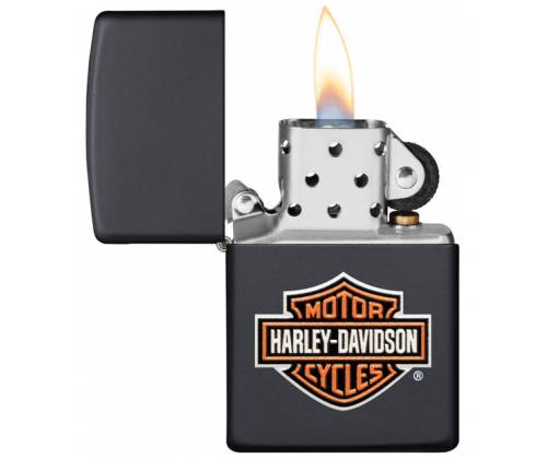 ZIPPO Αναπτήρας - Harley Davidson Black Matt - 218HD.H252 -  Price: 36,00€