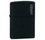 ZIPPO Αναπτήρας - 218 ZL Black Matt Με Λογότυπο Zippo -  Price: 31,50€