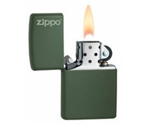 ZIPPO Αναπτήρας - 221ZL Green Matte Με Λογότυπο Zippo - Τιμή: 29,90€