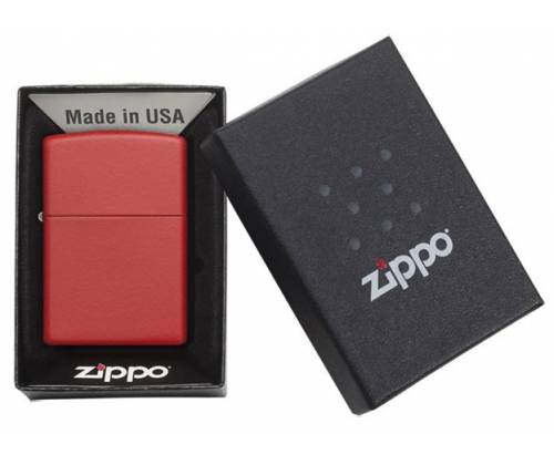 ZIPPO Αναπτήρας - 233 Red Matte -  Price: 27,70€