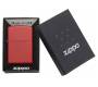ZIPPO Αναπτήρας - 233 Red Matte -  Price: 27,70€