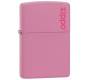 ZIPPO Αναπτήρας - 238 ZL Pink Matte Με Λογότυπο Zippo -  Price: 32,90€
