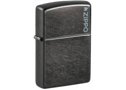 ZIPPO Αναπτήρας - 28378 Classic Grey με Λογότυπο Zippo