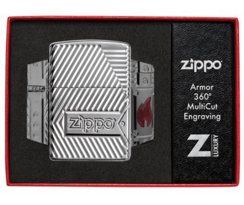 ZIPPO Αναπτήρας - 29672 Bolts® Geometric 360 Design + Δώρο Γυαλιά Ηλίου ZIPPO -  Price: 135,90€