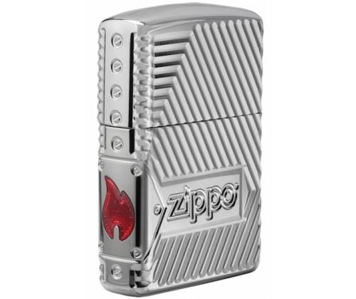 ZIPPO Αναπτήρας - 29672 Bolts® Geometric 360 Design + Δώρο Γυαλιά Ηλίου ZIPPO -  Price: 135,90€