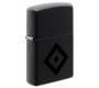 ZIPPO Lighter - Black Matt / Black Rhombus -  Price: 58,50€