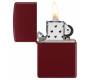 ZIPPO Αναπτήρας - 46021ZL Merlot Red με Λογότυπο Zippo - Τιμή: 35,90€