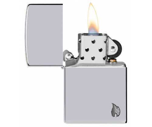 ZIPPO Lighter - Armor® High Polish Chrome Flame (46396) -  Price: 44,00€