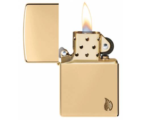 ZIPPO Αναπτήρας - Armor® High Polish Brass Flame (46397) - Τιμή: 48,50€