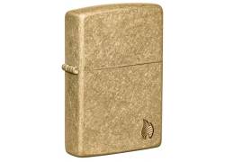ZIPPO Αναπτήρας - Armor® Tumbled Brass Flame (46398)