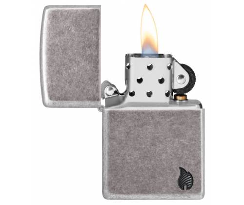 ZIPPO Αναπτήρας - Armor® Antique Silver Flame (46399) - Τιμή: 56,50€