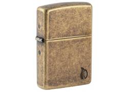ZIPPO Αναπτήρας - Armor® Antique Brass Flame (46400)
