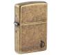 ZIPPO Αναπτήρας - Armor® Antique Brass Flame (46400) - Τιμή: 56,50€