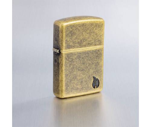 ZIPPO Αναπτήρας - Armor® Antique Brass Flame (46400) - Τιμή: 56,50€