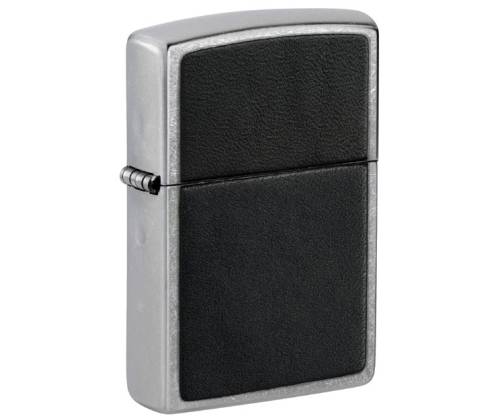 ZIPPO Αναπτήρας - Street Chrome Black Leather (46778) - Τιμή: 33,90€