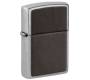 ZIPPO Lighter - Street Chrome Brown Leather (46782) -  Price: 33,90€