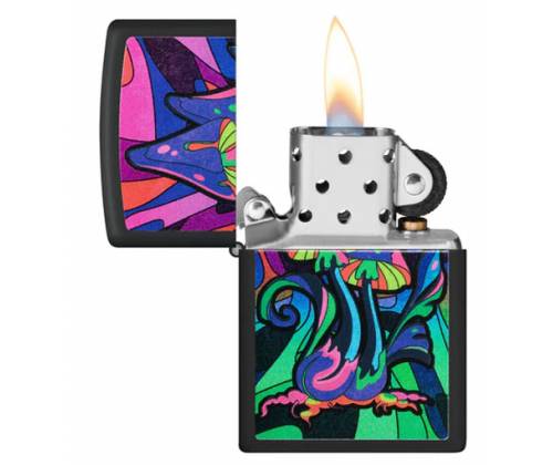 ZIPPO Αναπτήρας - 48233 Playboy Pinup Art with Black Light Logo -  Price: 46,50€
