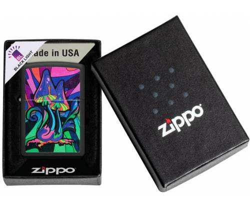 ZIPPO Αναπτήρας - 48233 Playboy Pinup Art with Black Light Logo -  Price: 46,50€