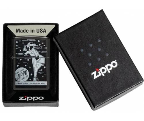 ZIPPO Lighter - 48456 Windy Girl Black -  Price: 45,00€