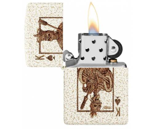 ZIPPO Αναπτήρας - 48552 Rick Rietveld Ace Skull Design - Τιμή: 45,90€