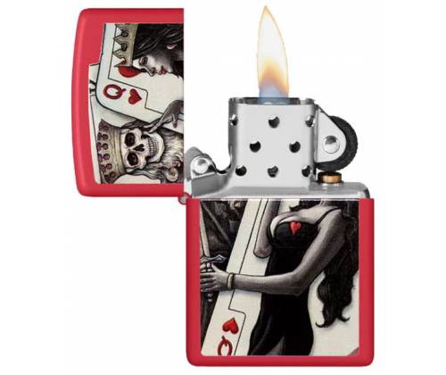 ZIPPO Αναπτήρας - 48624 Skull King Queen - Τιμή: 35,50€