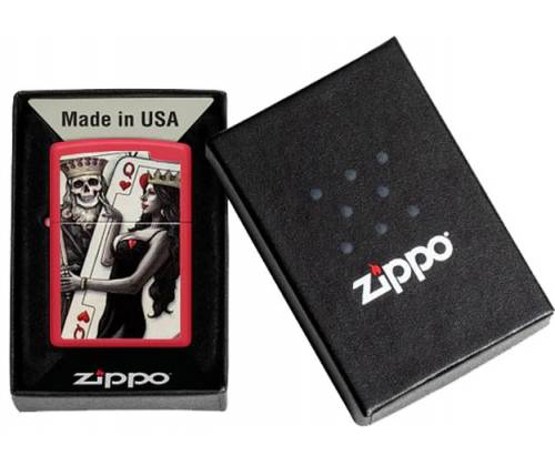 ZIPPO Αναπτήρας - 48624 Skull King Queen - Τιμή: 35,50€