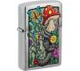 ZIPPO Lighter - 48635 Freaky Nature Mushroom Village Design -  Price: 32,50€