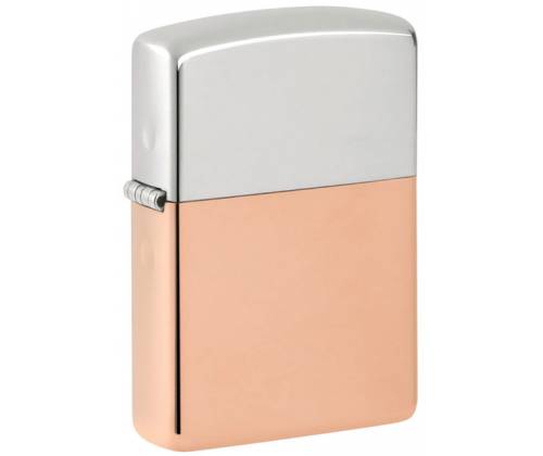 ZIPPO Αναπτήρας Bimetal Case Lighter - Sterling Silver Lid (48694) - Τιμή: 359,00€