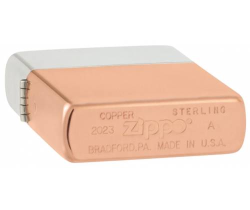 ZIPPO Αναπτήρας Bimetal Case Lighter - Sterling Silver Lid (48694) - Τιμή: 359,00€