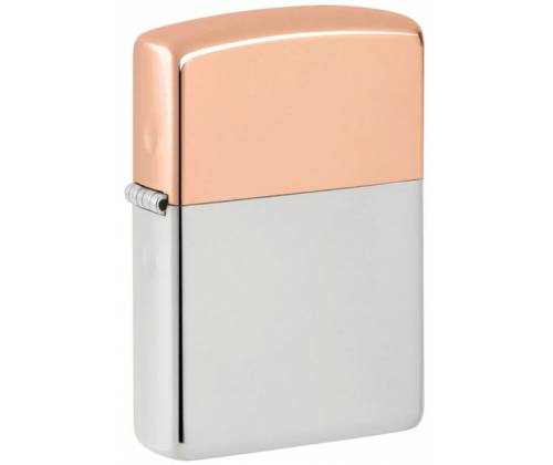 ZIPPO Αναπτήρας Bimetal Case Lighter - Sterling Silver Lid (48695) - Τιμή: 359,00€
