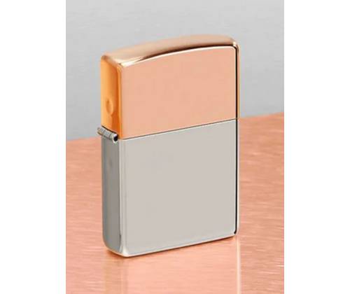 ZIPPO Αναπτήρας Bimetal Case Lighter - Sterling Silver Lid (48695) - Τιμή: 359,00€