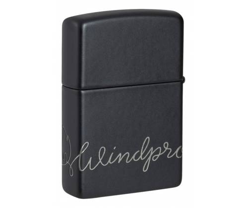 Zippo Αναπτήρας - 48979 Black Logo - Τιμή: 39,40€