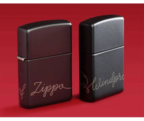 Zippo Αναπτήρας - 48979 Black Logo - Τιμή: 39,40€