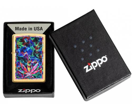ZIPPO Αναπτήρας - 49398 Leaf Design -  Price: 41,70€