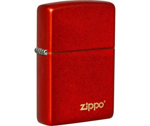 ZIPPO Lighter - 49475ZL Metallic Red Matte with Zippo Logo -  Price: 34,00€