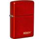 ZIPPO Lighter - 49475ZL Metallic Red Matte with Zippo Logo -  Price: 34,00€