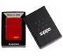 ZIPPO Lighter - 49475ZL Metallic Red Matte with Zippo Logo -  Price: 34,00€