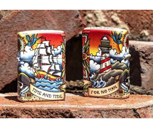 ZIPPO Αναπτήρας - 49532 Nautical Tattoo Design -  Price: 52,90€