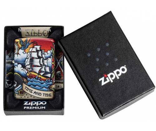 ZIPPO Αναπτήρας - 49532 Nautical Tattoo Design -  Price: 52,90€