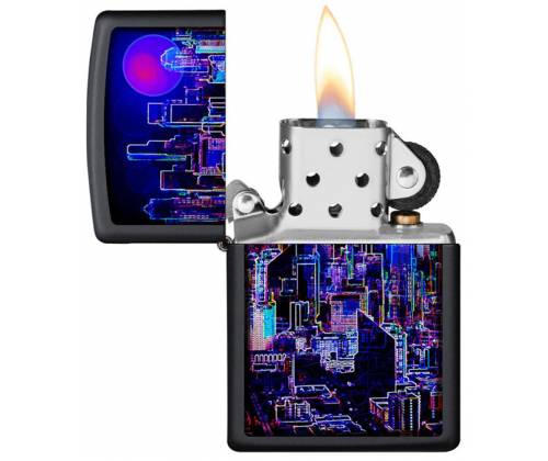 ZIPPO Αναπτήρας - Cyberpunk Design -  Price: 59,50€