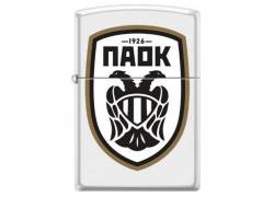 ZIPPO Αναπτήρας - White Matt ΠΑΟΚ (218-119416)