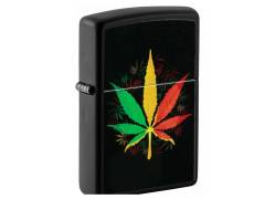 ZIPPO Αναπτήρας - Rasta Cannabis Design