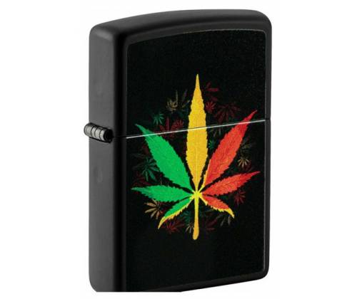 ZIPPO Αναπτήρας - Rasta Cannabis Design - Τιμή: 55,50€