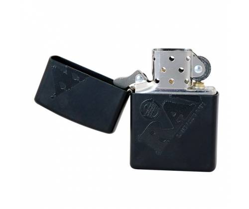 ZIPPO Raw Αναπτήρας - Black with Black Logo - Τιμή: 55,90€