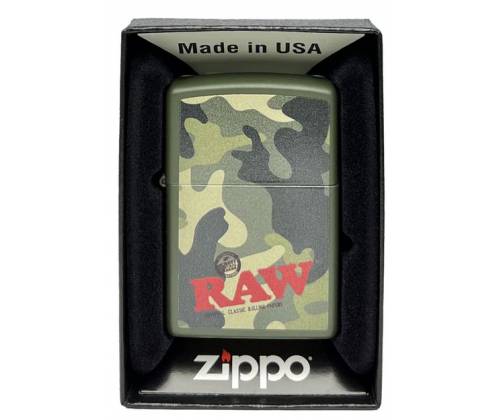 ZIPPO Raw Αναπτήρας - Camouflage - Τιμή: 64,90€